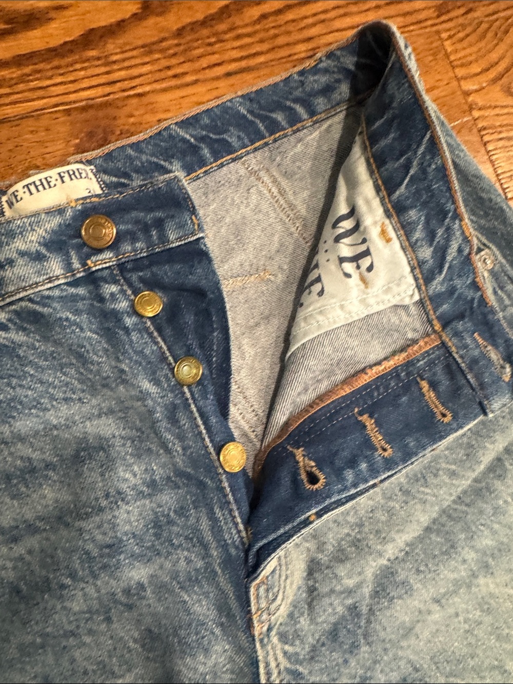 We the Free Good Luck Mid Rise Barrel Leg Jeans - Picture 7 of 17